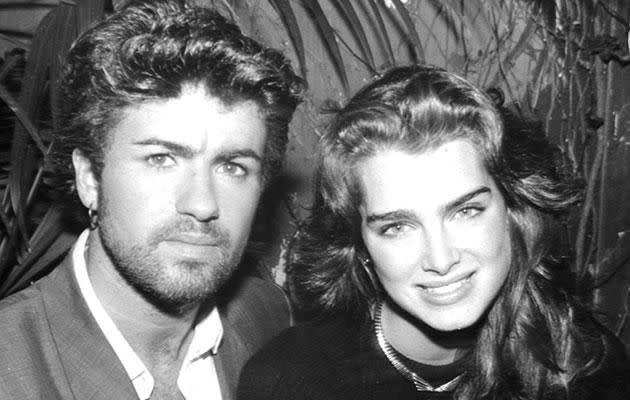 George Michael dated many women, including actress Brooke Shields. Source: Getty