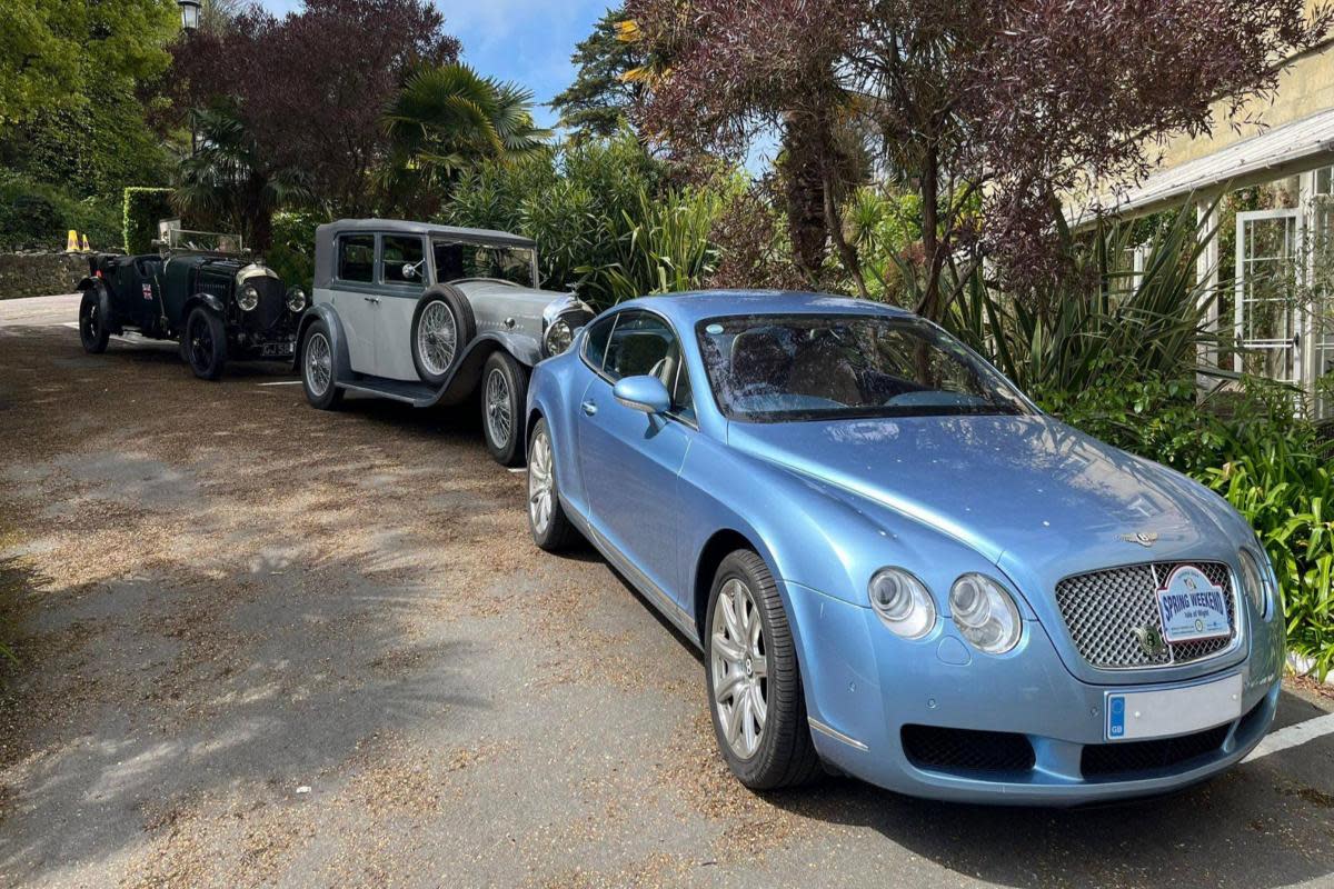 Bentley cars at The Royal Hotel, Ventnor. <i>(Image: The Royal)</i>