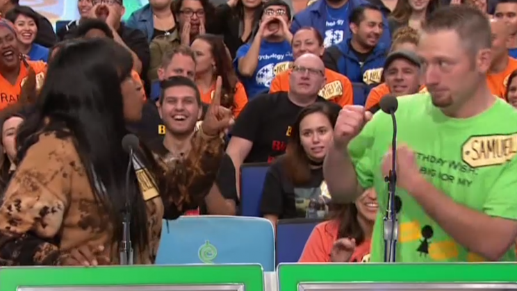 Things got a little heated on <em>The Price Is Right</em>. (Photo: CBS)