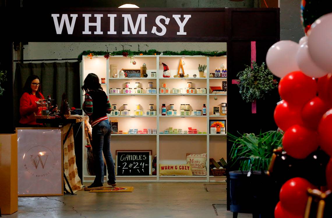 Whimsy Apothecary PNW offers apothecary products, loose leaf teas, candles, vegan skin care and more at the Public Market at Columbia River Warehouse in downtown Kennewick.