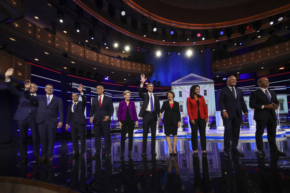 Muslim conference organizers said Joe Biden and Bill de Blasio ignored their invitation, while Kamala Harris and Pete Buttigieg declined to attend. (Photo: Drew Angerer via Getty Images)