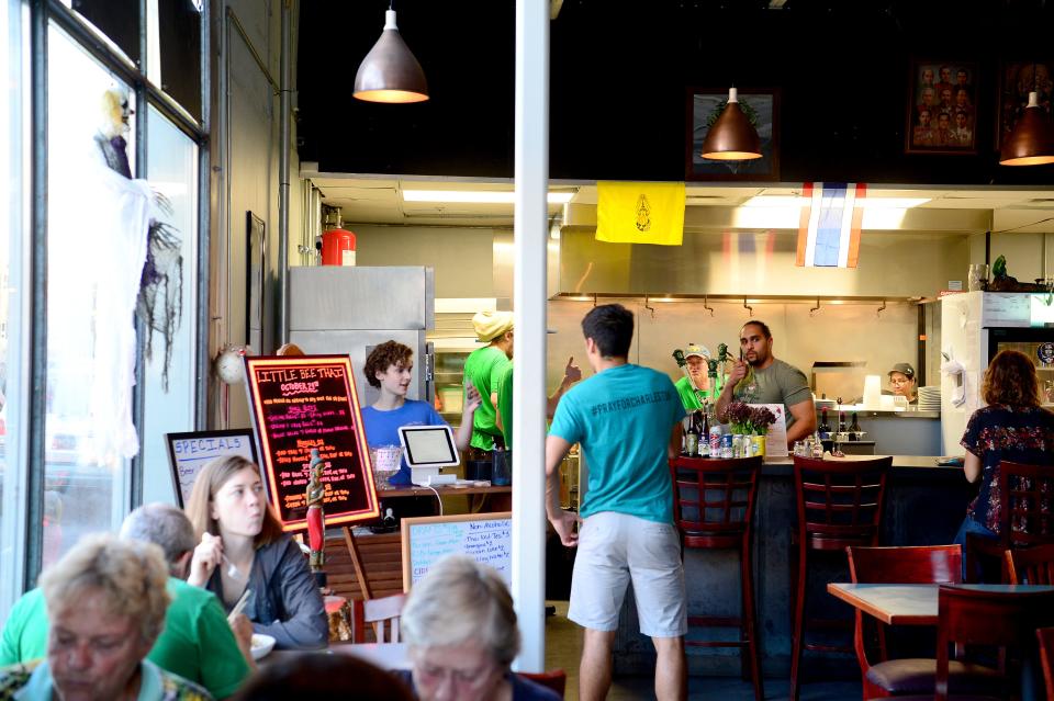 Little Bee Thai was a popular food truck in Asheville that has newly opened a permanent location on French Broad Avenue. 