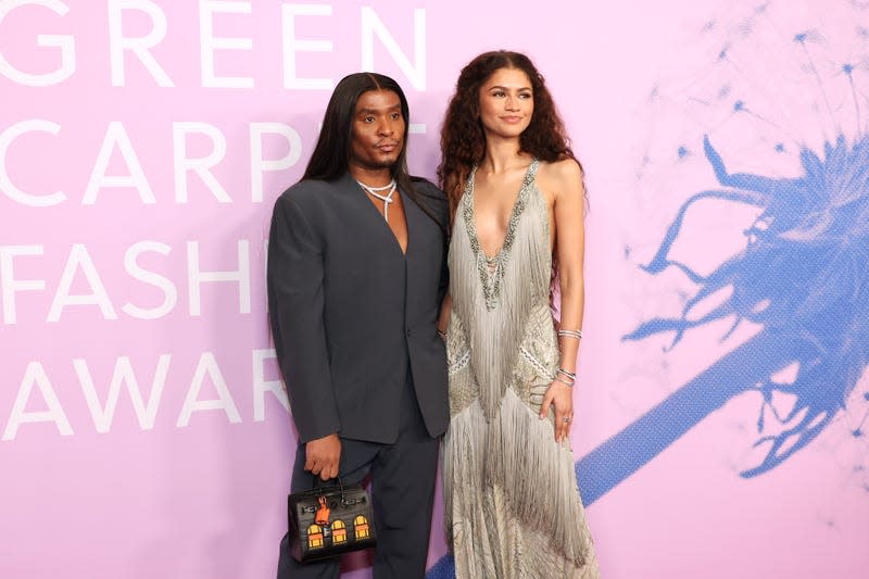 Law Roach and Zendaya at the 2024 Green Carpet Fashion Awards held at 1 Hotel West Hollywood on March 6, 2024 in West Hollywood, California. - Photo: John Salangsang/Variety (Getty Images)