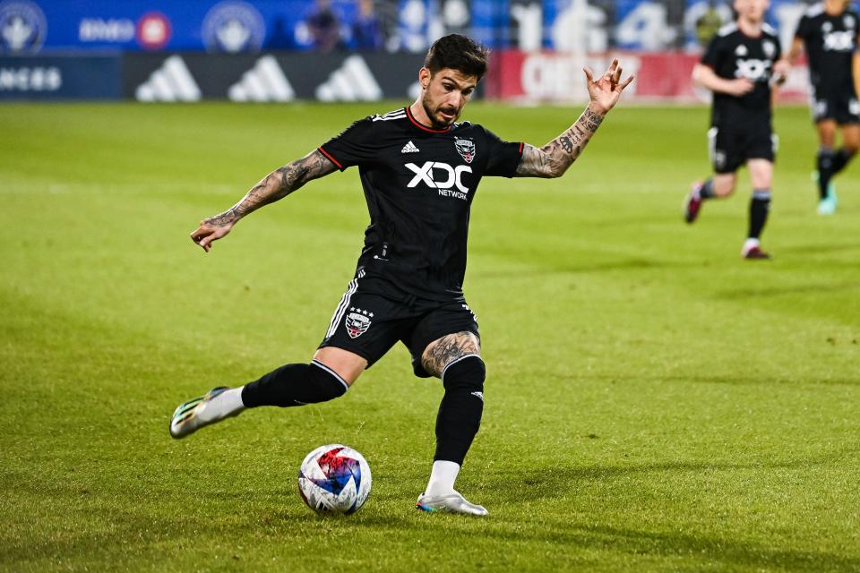 Forward Taxi Fountas was one of two D.C. United players placed on paid administrative leave while MLS investigates possible violations of league policy.