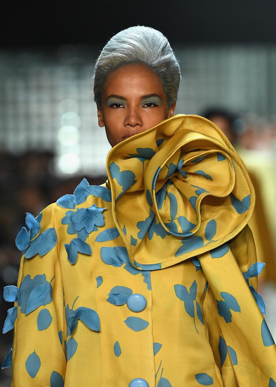 NEW YORK, NY - SEPTEMBER 12:  A model walks runway at the Marc Jacobs Spring 2019 Runway during New York Fashion Week: The Shows at Park Avenue Armory on September 12, 2018 in New York City.  (Photo by Slaven Vlasic/Getty Images for Marc Jacobs)