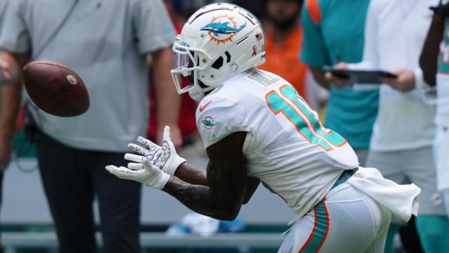 NFL wide receiver rankings Week 9 edition: Dolphins stars Tyreek