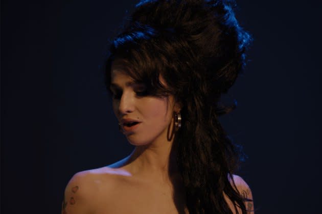 Marisa Abela as Amy Winehouse in 'Back to Black' - Credit: Focus Features