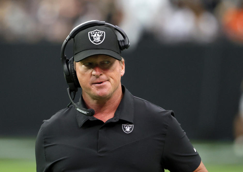 Las Vegas Raiders Head Coach Jon Gruden Apologizes For Racist Wording In  2011 Email Sent During ESPN Tenure – Reports – Deadline