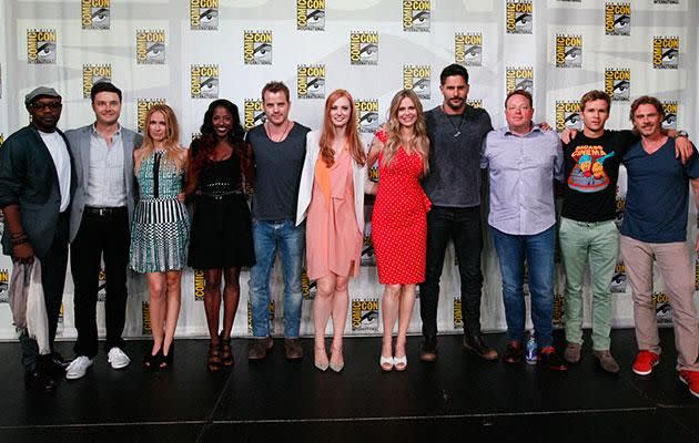 Nelsan (far left) with his True Blood castmates. Source: Getty