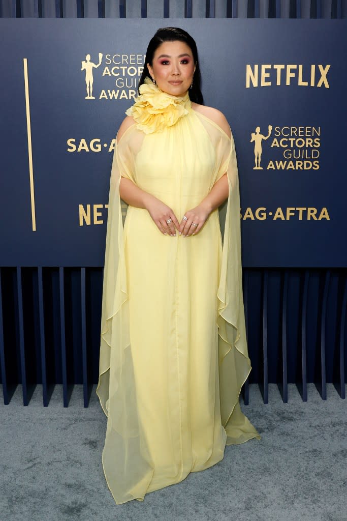 Sherry Cola attends the 30th Annual Screen Actors Guild Awards at Shrine Auditorium and Expo Hall on February 24, 2024 in Los Angeles, California.