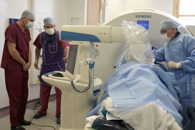 The Duke of Cambridge visits the Royal Marsden Hospital