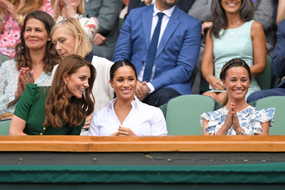 Every Photo of Kate Middleton & Meghan Markle at Wimbledon 2019 Together