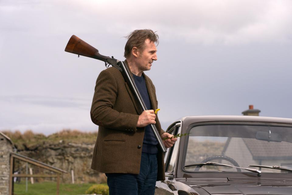 Liam Neeson in the Irish action movie In the Land of Saints and Sinners. (Netflix/Alamy)