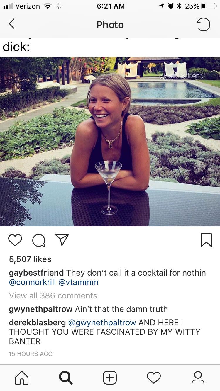 Gwyneth Paltrow's Response to a Meme About Her 