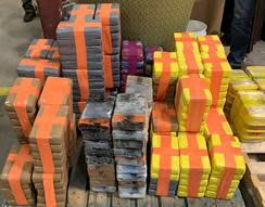 Federal agents seized about 1,300 pounds of cocaine, 86 pounds of methamphetamine, 17 pounds of heroin, 3,000 pounds of marijuana and more than 2 pounds of fentanyl from a tunnel discovered under the U.S.-Mexico border.