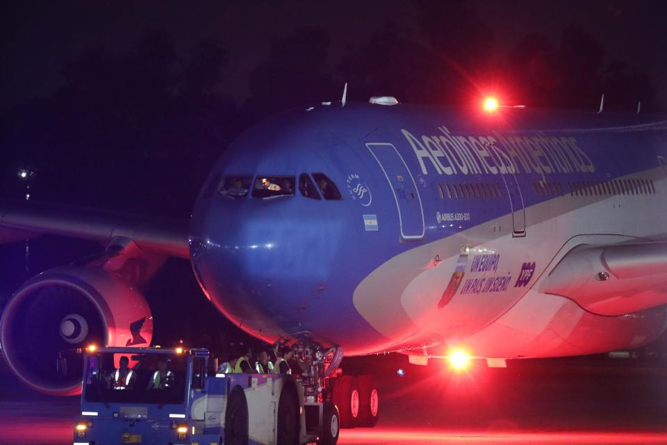 Avión de Aerolíneas Argentinas