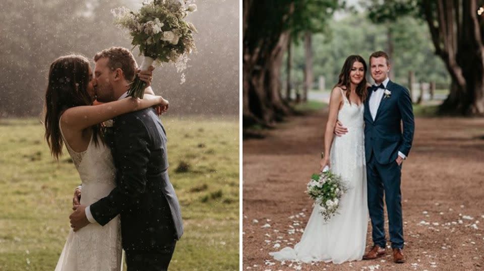 Grant Phillips tied the knot to his long-term partner Jade in November 2017 but he had no idea the abuse about to come his way for taking her surname. Source: Ashley Oostdyck / Stories By Ash