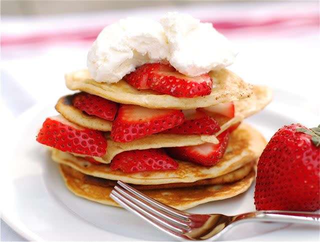 Strawberry Shortcake Pancakes