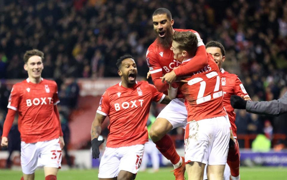 Lewis Grabban came off the bench to send Nottingham Forest through to the fourth round - ACTION IMAGES