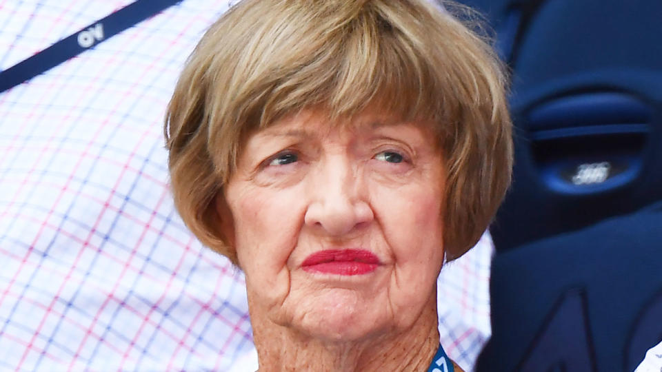 Margaret Court is pictured here at the Australian Open.