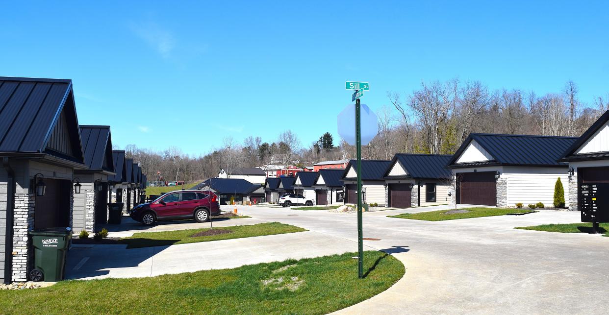 Sycamore Lane in Millersburg is home to new condominiums being built by Grandview Properties of Winesburg. Millersburg Village Administrator Nate Troyer said the homes are eligible for the village's Community Reinvestment Area tax incentive program, which extends over 10 years.