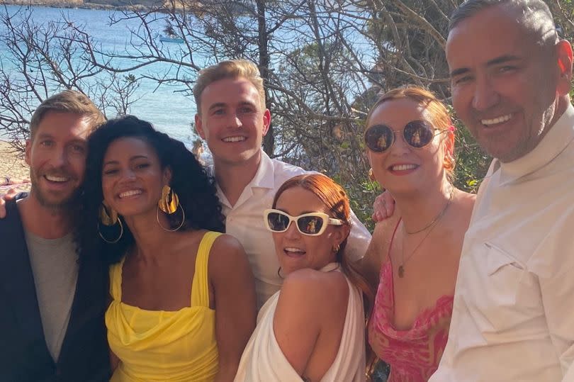 Calvin and Vick were seen beaming in snaps on the couple's big day -Credit:Instagram