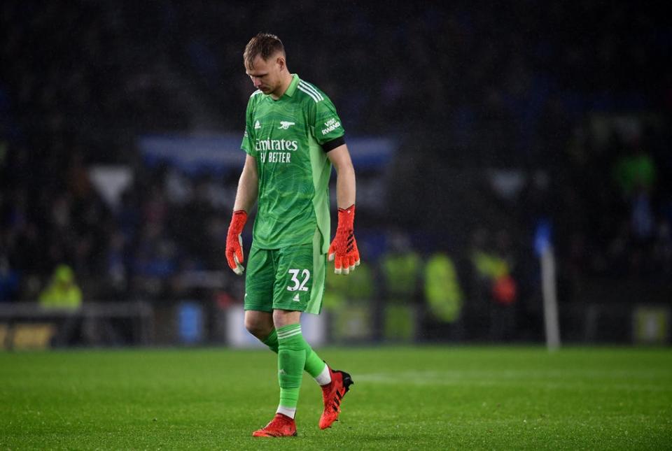 Mikel Arteta says Aaron Ramsdale will be out for a “few weeks” (Ashley Western/PA) (PA Wire)