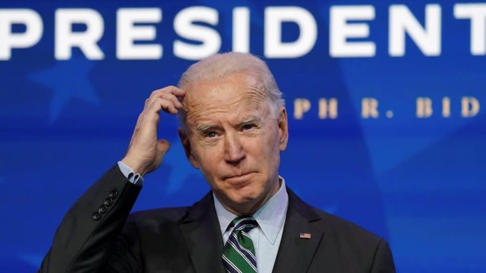 Joe Biden en Delaware, 16 de enero 2021