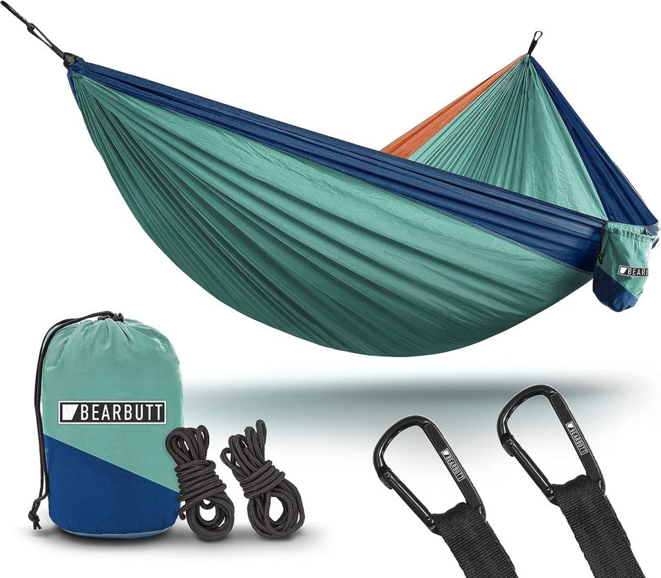 the turquoise camping hammock