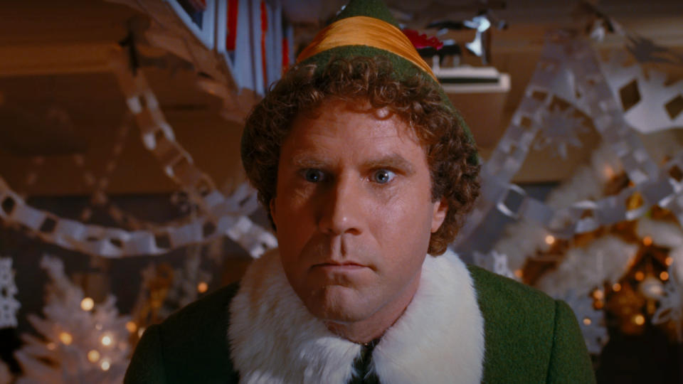 “You sit on a throne of lies. You're a fake. You stink. You smell like beef and cheese, you don't smell like Santa." - Elf