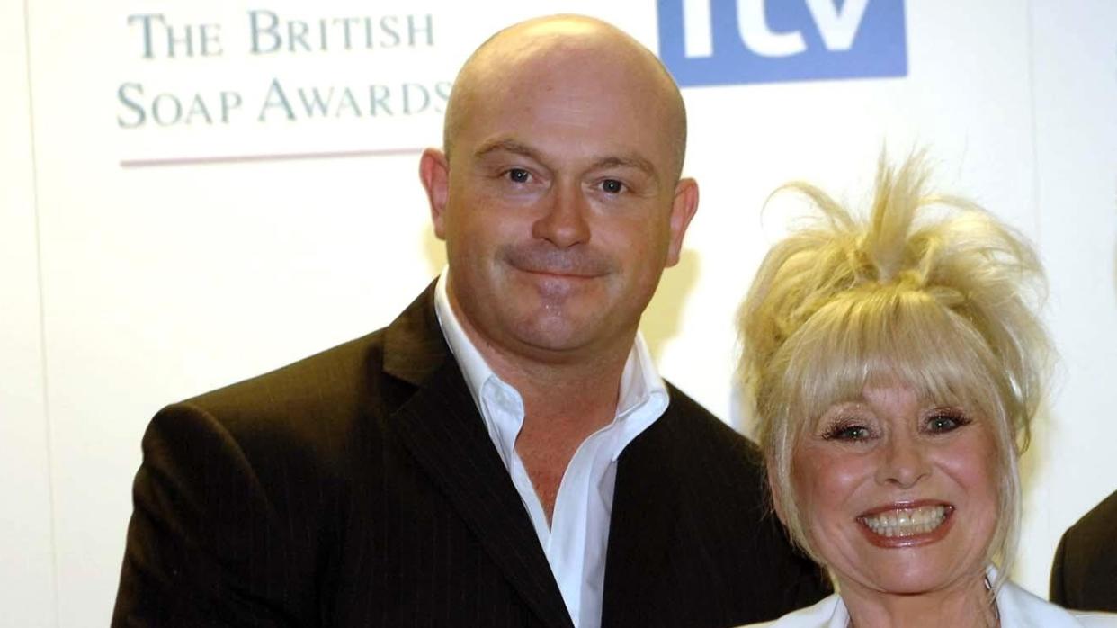 Ross Kemp and Barbara Windsor at the British Soap Awards, from the BBC Television Centre.