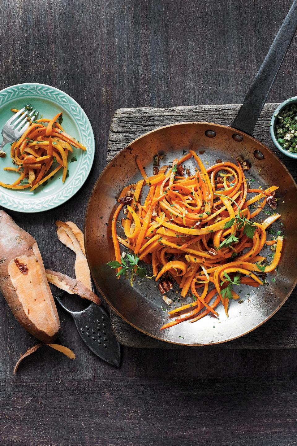 Sweet Potato Fettuccine