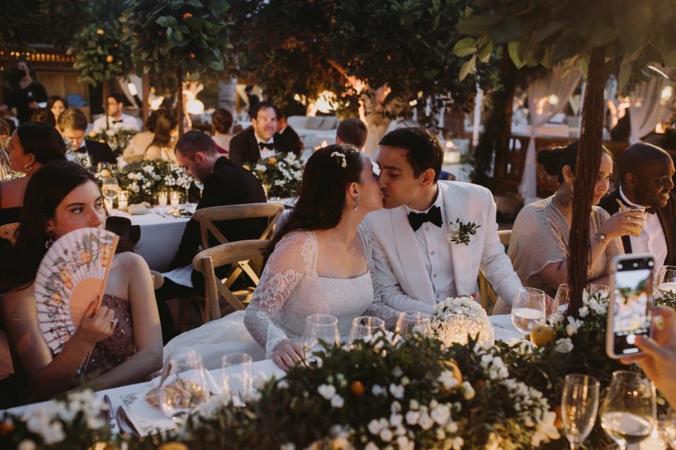 Paola Fendi Wore Dresses Designed by Kim Jones and Pierpaolo Piccioli During Her Wedding Weekend in Ibiza