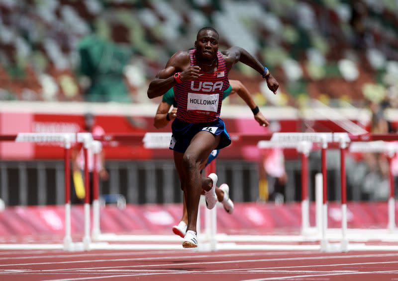 Athletics - Men's 110m Hurdles - Semifinal