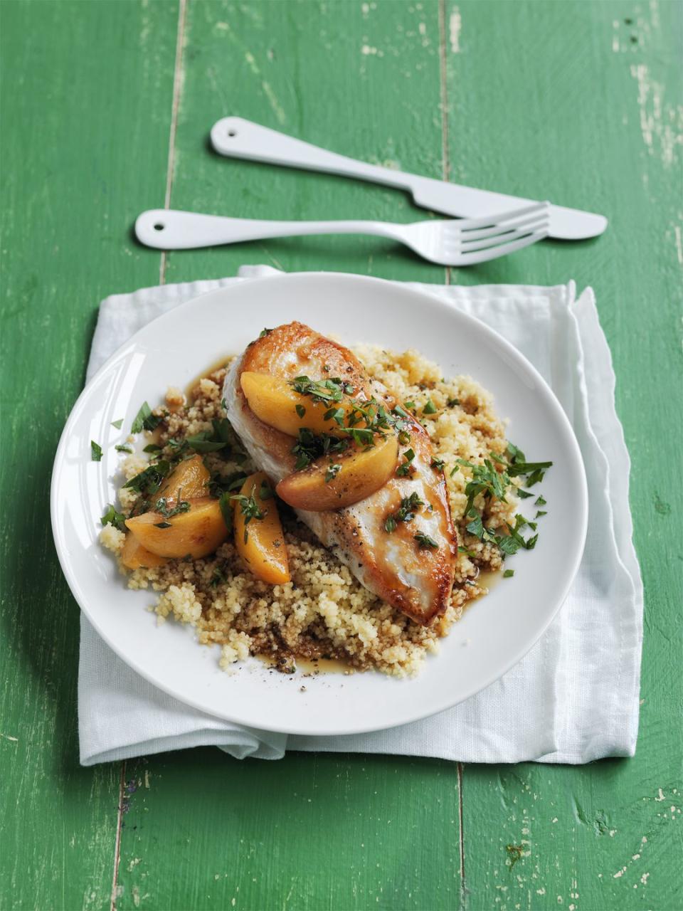 Chicken with Peaches and Ginger