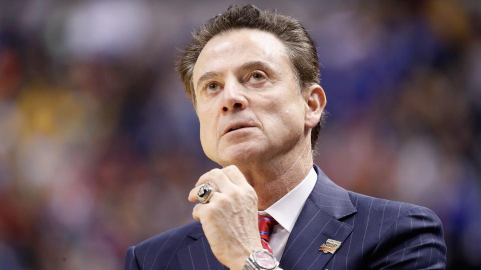 Former college basketball coach Rick Pitino called replacement Chris Mack one of his top three coaches. (Getty Images)