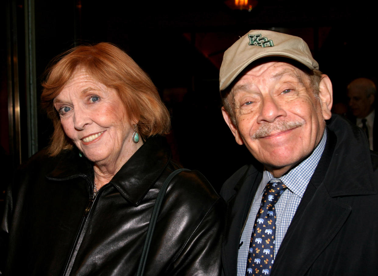 Stiller’s parents, Anne Meara and Jerry Stiller. - Credit: Bruce Glikas/FilmMagic