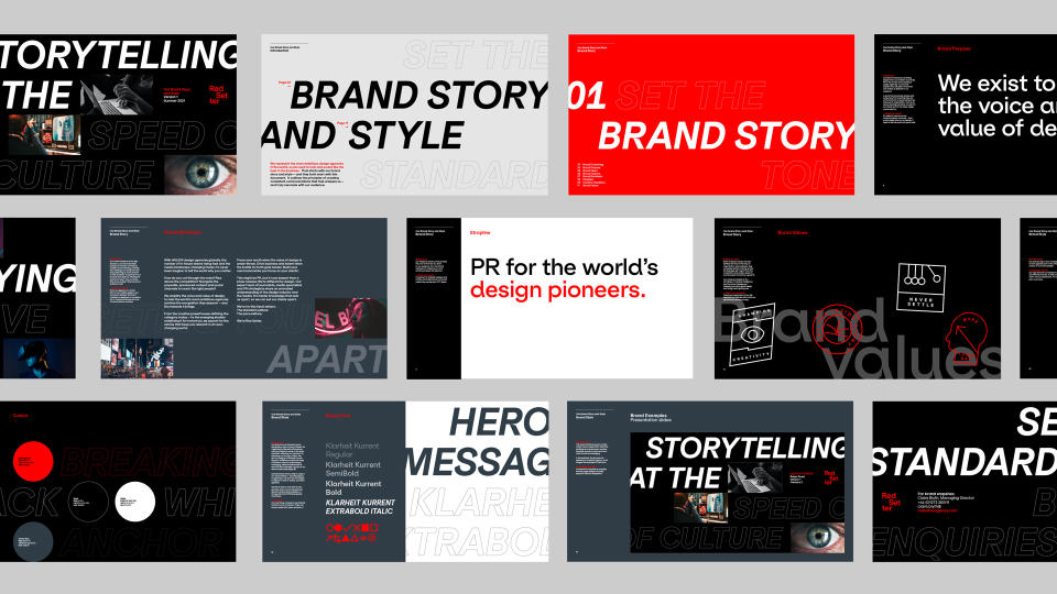Red Setter brand guidelines by Lantern