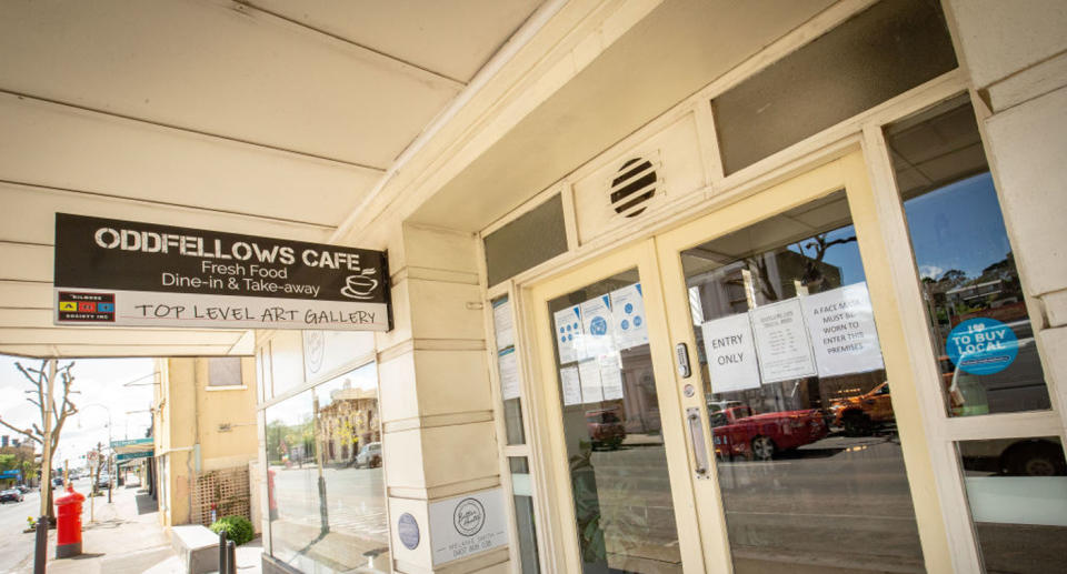 The truck driver illegally dined at Oddfellows Cafe. Source: Getty