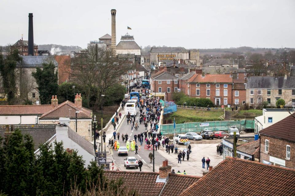 File: Tadcaster town centre (PA Archive)