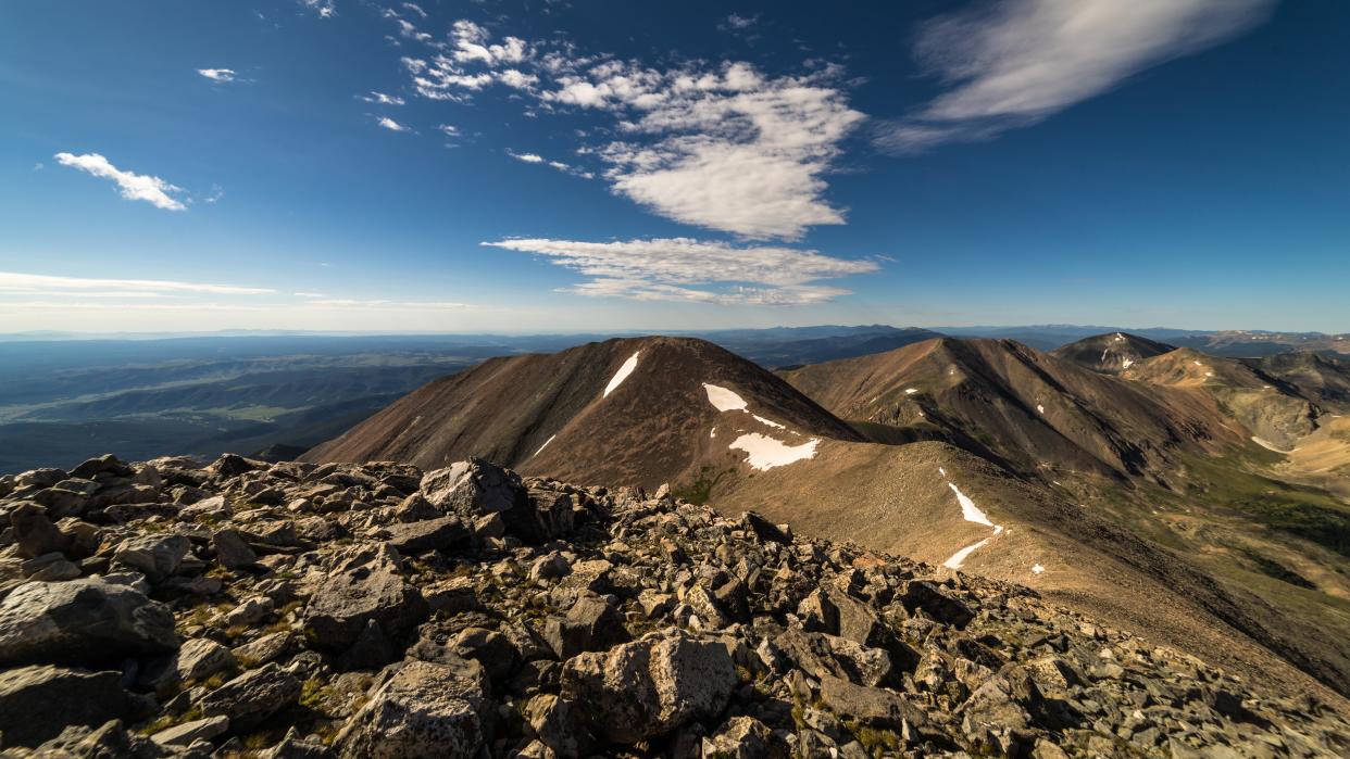  Culebra peak is a mountain in the Sangre de Cristo range of the Colorado Rocky Mountains 