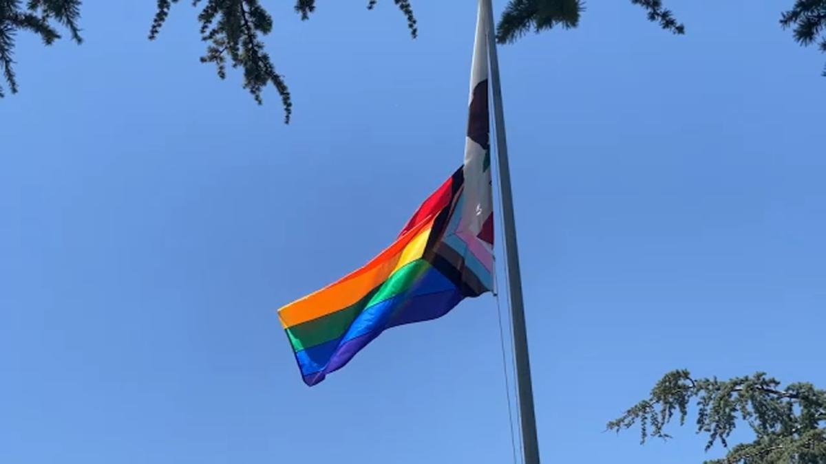 Pride flag goes up at Fresno State for Pride Month