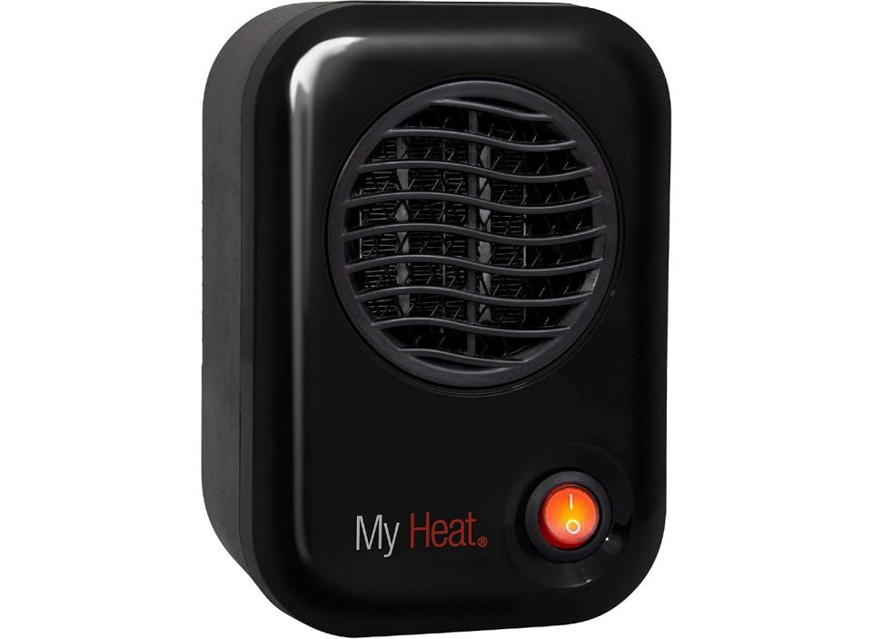 Stay warm in those bitterly cold office environments with this compact personal heater. (Source: Amazon)
