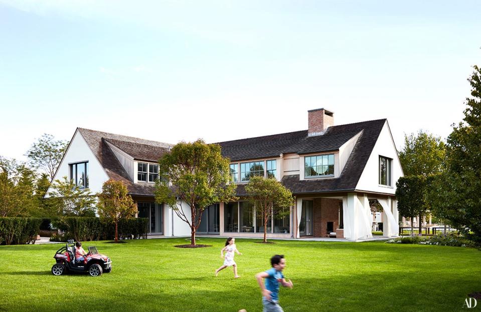James Merrell Architects designed the Southampton house with vernacular touches.