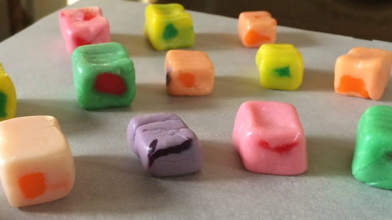 Bonkers fruit chews in various colors 