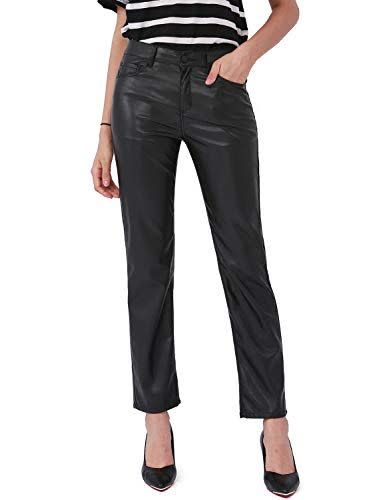 4) Faux Leather Pants for Women