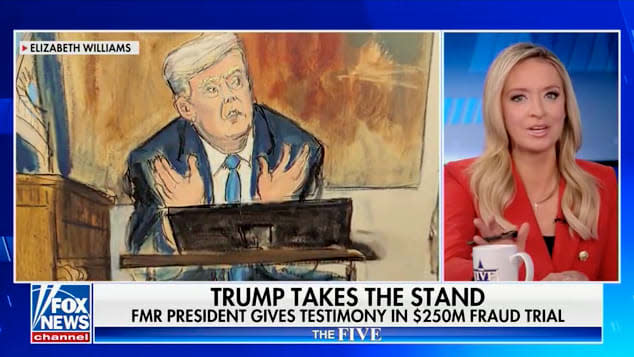 Fox News Host Declares Trump’s Courtroom Sketch A ‘travesty’