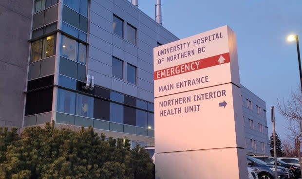 The University Hospital of Northern British Columbia is pictured in Prince George, B.C. (Andrew Kurjata/CBC - image credit)