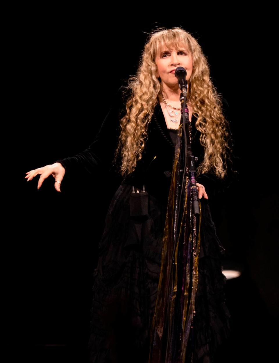 Stevie Nicks weaves her magical spell on the crowd as she performs at Raleigh, N.C.’s PNC Arena, Friday night, May 12, 2023.