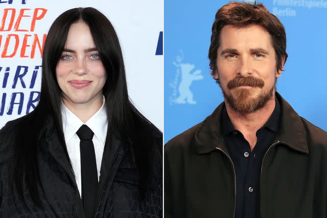 <p>Jeff Kravitz/FilmMagic; Andreas Rentz/Getty</p> Billie Eilish; Christian Bale